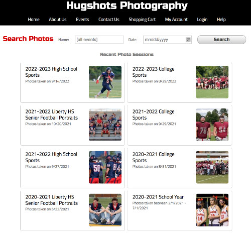 HugShots Photography catalog of sports images